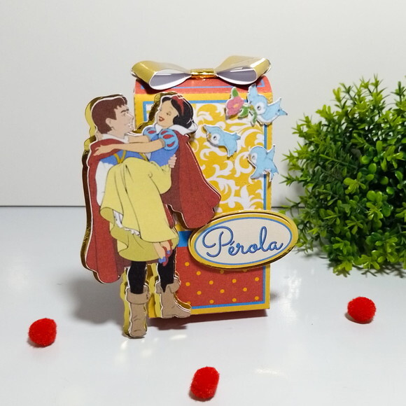 Kit 30 Caixas Personalizadas Branca de Neve