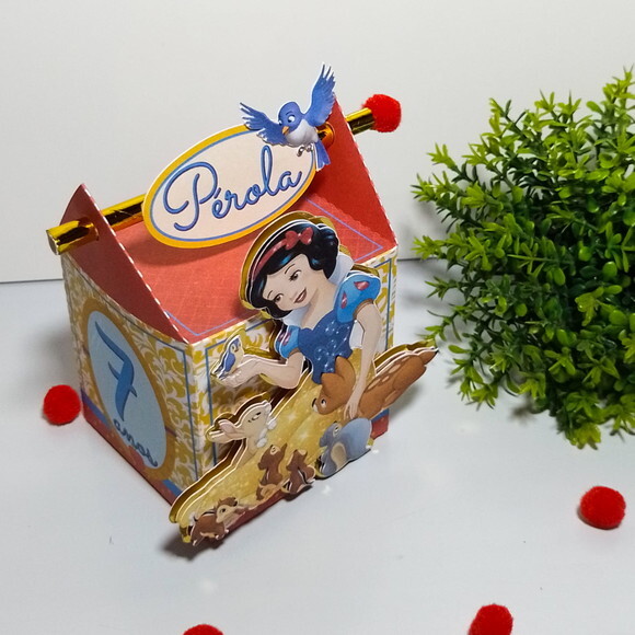 Kit 30 Caixas Personalizadas Branca de Neve