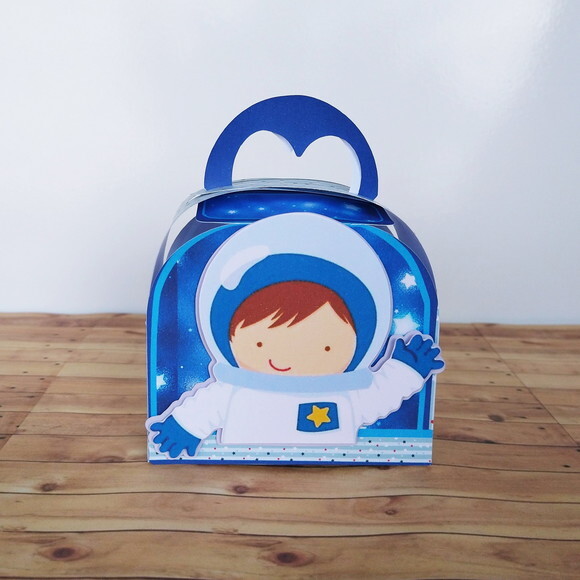 Kit 40 Caixas Personalizadas Astronauta