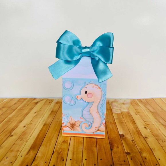 Kit 40 Caixas Personalizadas Fundo do Mar