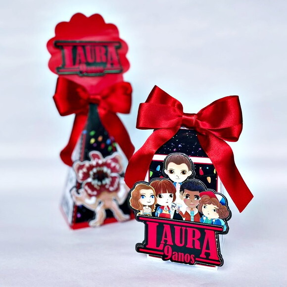 Kit 40 Caixas Personalizadas Stranger Things