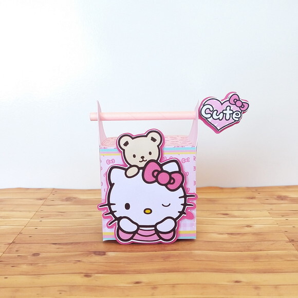 Kit 40 Caixas Personalizas Hello Kitty