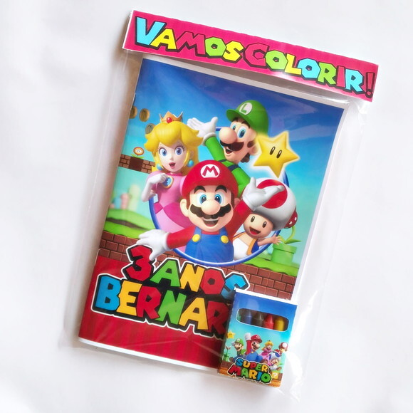Kit Colorir Super Mario Bros