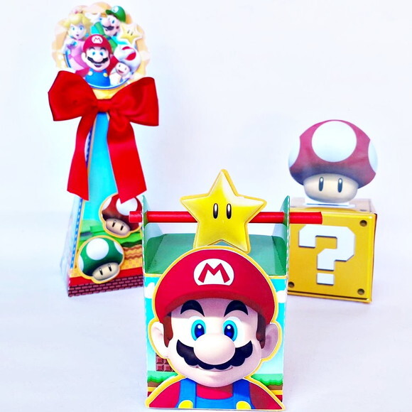 Personalizados Super Mario 25 Caixas