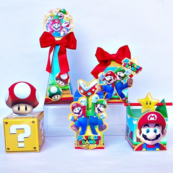 Personalizados Super Mario 25 Caixas