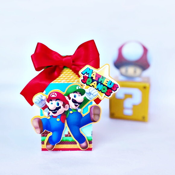Personalizados Super Mario 25 Caixas