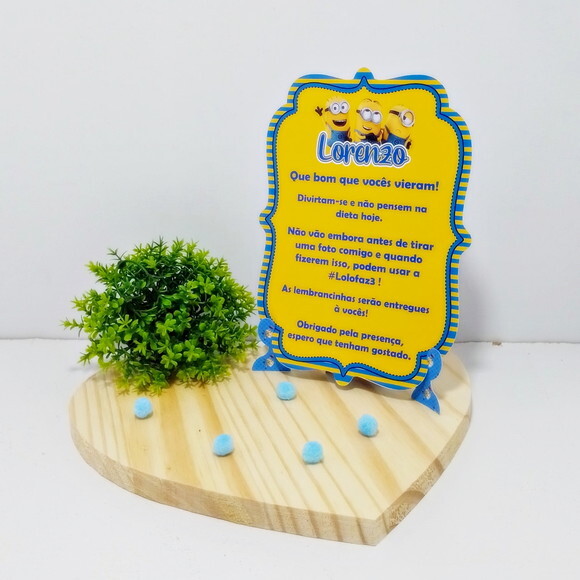 Recado de Mesa Minions
