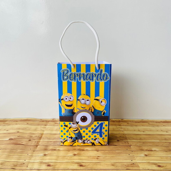 Sacola Minions Tamanho P