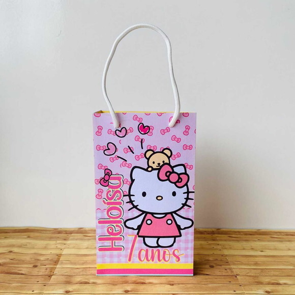Sacola Surpresa P Personalizada Hello Kitty