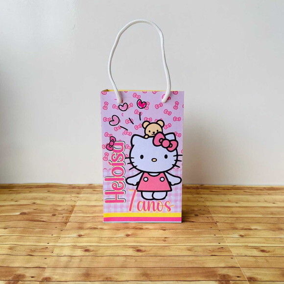 Sacola Surpresa P Personalizada Hello Kitty