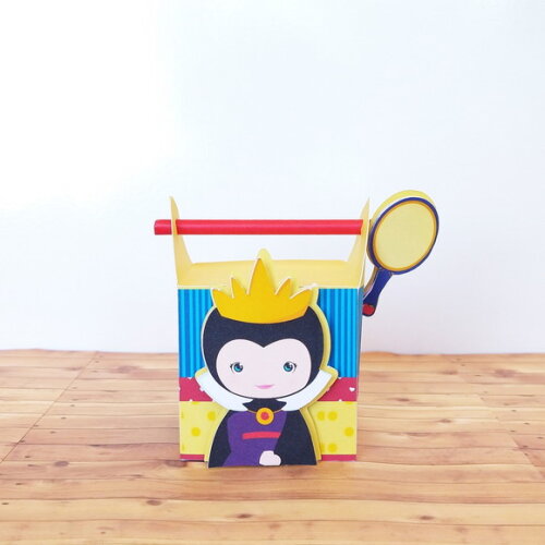 Caixa Canudo Branca de Neve Cute