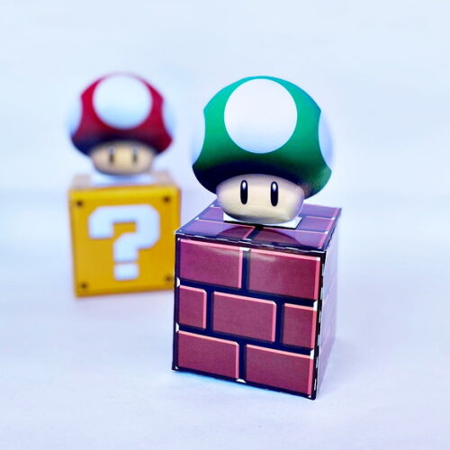 Caixa Cubo 3d - Super Mario