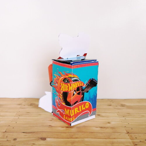 Caixa Laço 3d Hot Wheels
