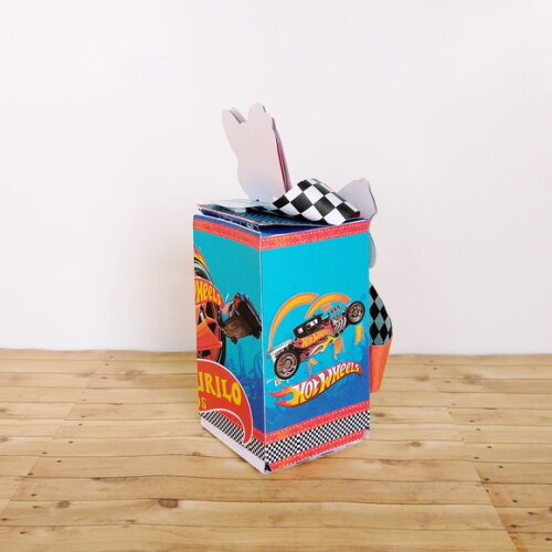 Caixa Laço 3d Hot Wheels