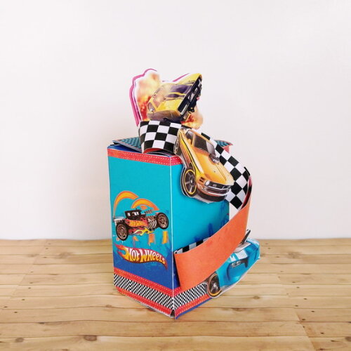 Caixa Laço 3d Hot Wheels