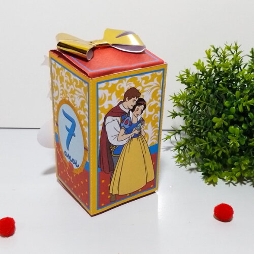 Caixa Laço Branca de Neve
