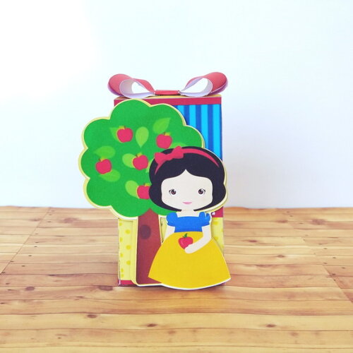 Caixa Laço Branca de Neve Cute