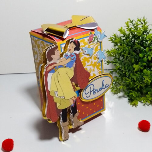 Caixa Laço Branca de Neve