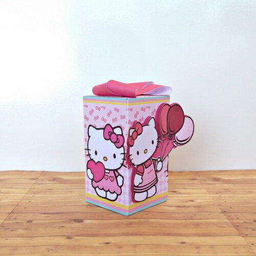 Caixa Laço Personalizada Hello Kitty