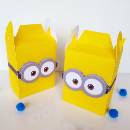 Caixa Maleta Alta 3d Minions