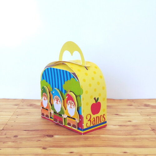 Caixa Maletinha Branca de Neve Cute