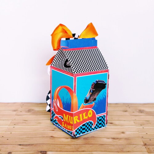 Caixa Milk 3d Hot Wheels