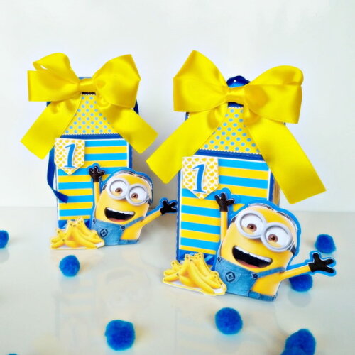 Caixa Milk 3d Minions