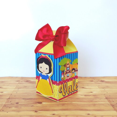 Caixa Milk Branca de Neve Cute
