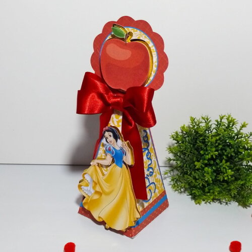 Caixa Pirâmide Branca de Neve Tradicional
