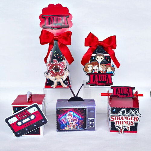 Kit 15 Caixas Personalizadas Stranger Things