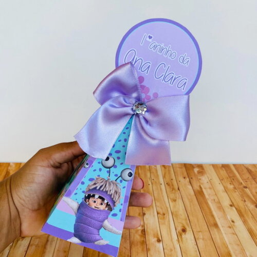Kit 20 Caixas Personalizadas Básico Boo Monstros S.a