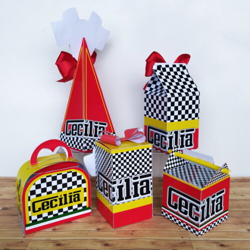 Kit 25 Caixas Personalizadas Ferrari
