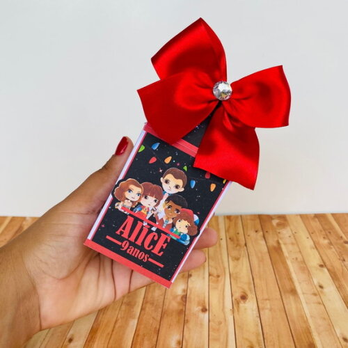 Kit 30 Caixa Básicas Personalizadas Stranger Things