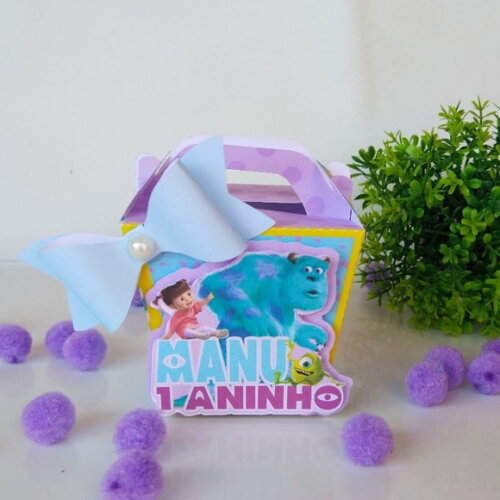 Kit 30 Caixas Personalizadas Boo Monstros S.a