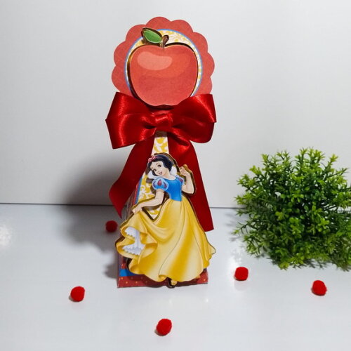 Kit 30 Caixas Personalizadas Branca de Neve