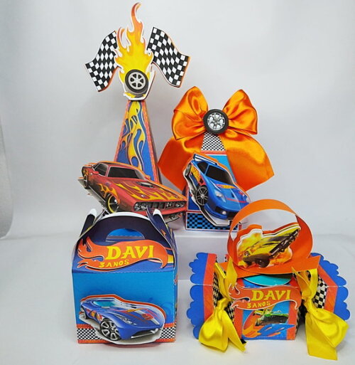 Kit 40 Caixas Personalizadas Hot Wheels