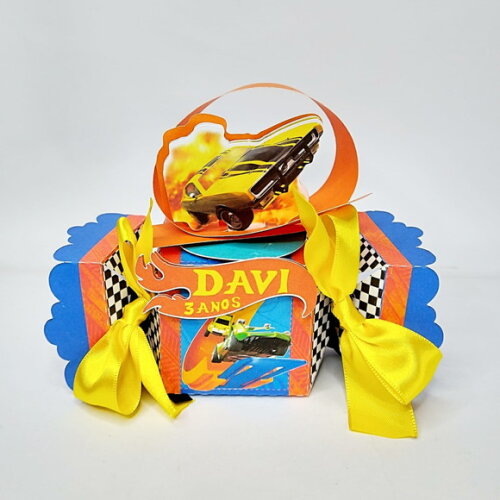 Kit 50 Caixas Personalizadas Hot Wheels