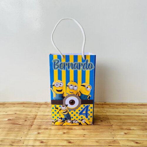 Sacola Minions Tamanho P