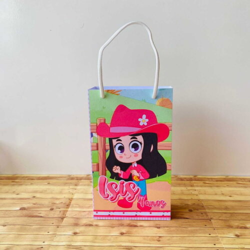 Sacola P Personalizada Turma da Boiadeirinha