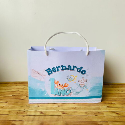Sacola Personalizada Fundo do Mar