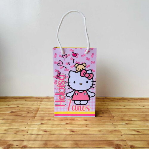Sacola Surpresa P Personalizada Hello Kitty