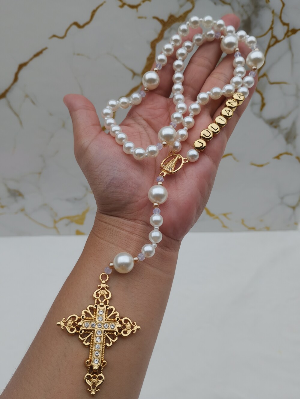Terço Personalizado Nossa Senhora Aparecida