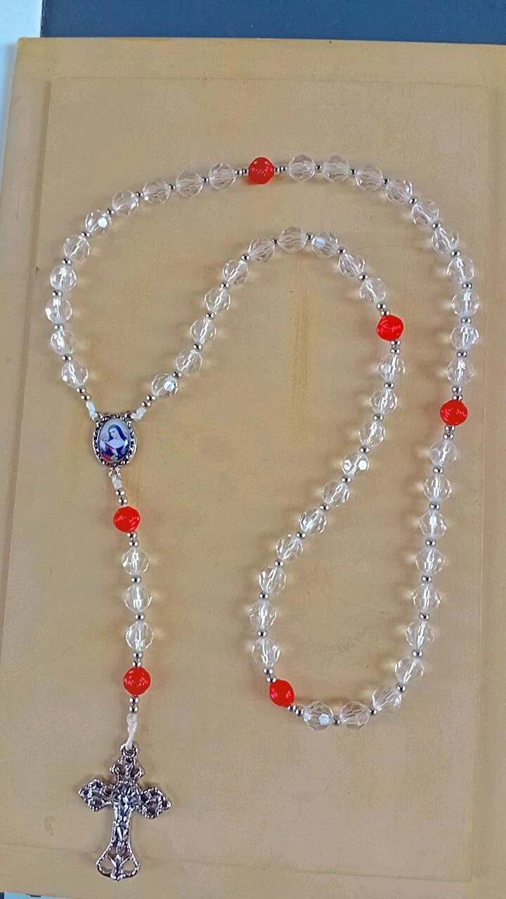 Terço Personalizado Santa Rita de Cassia