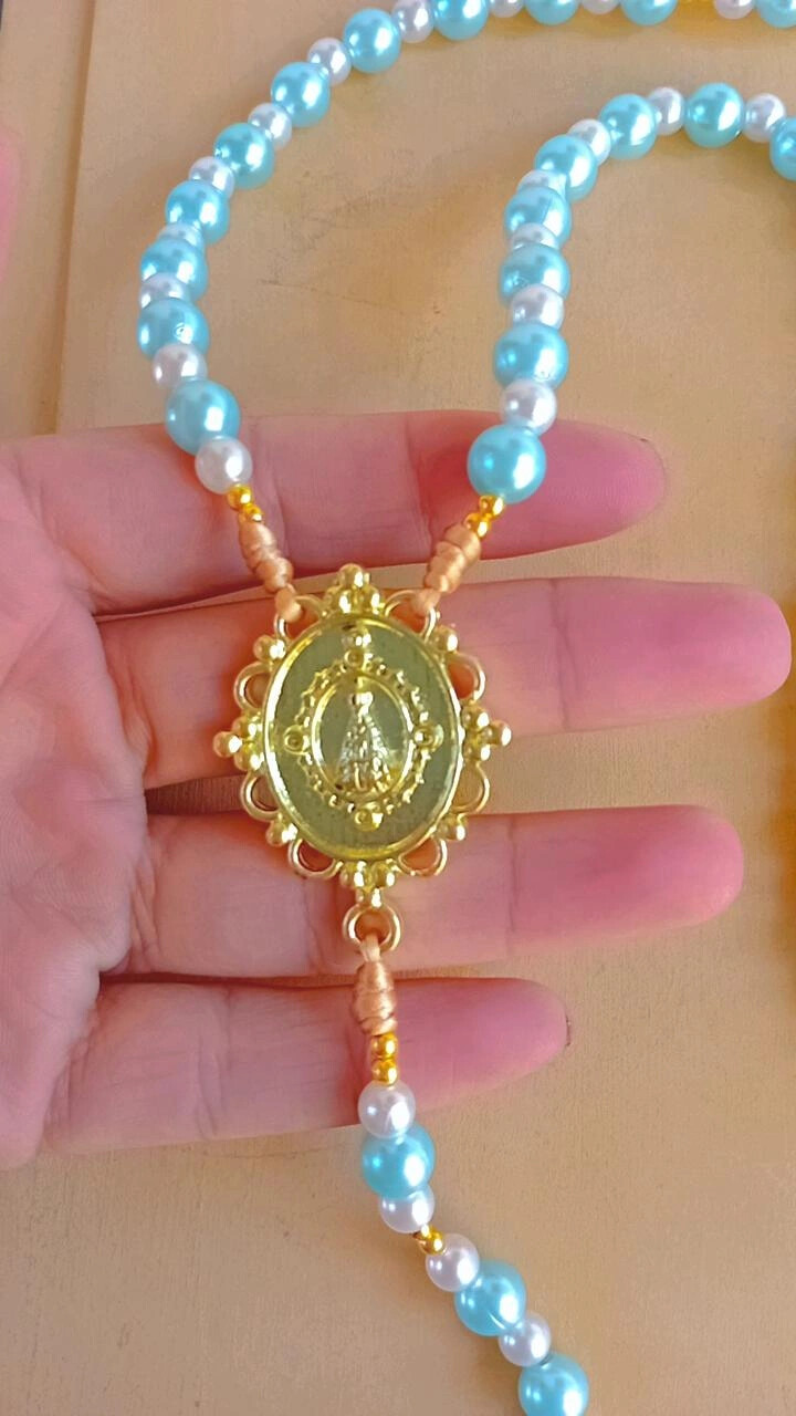 Terço Decorativo Nossa Senhora Aparecida