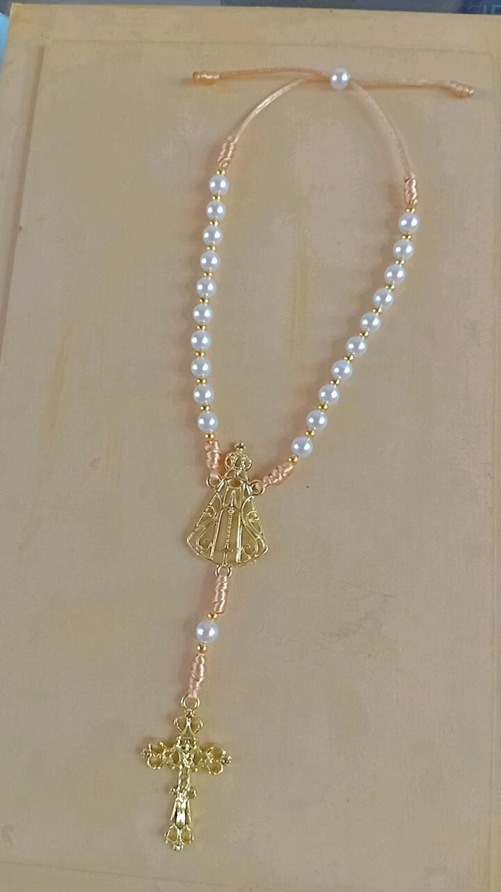 Terço de retrovisor Delicado de Nossa Senhora Aparecida