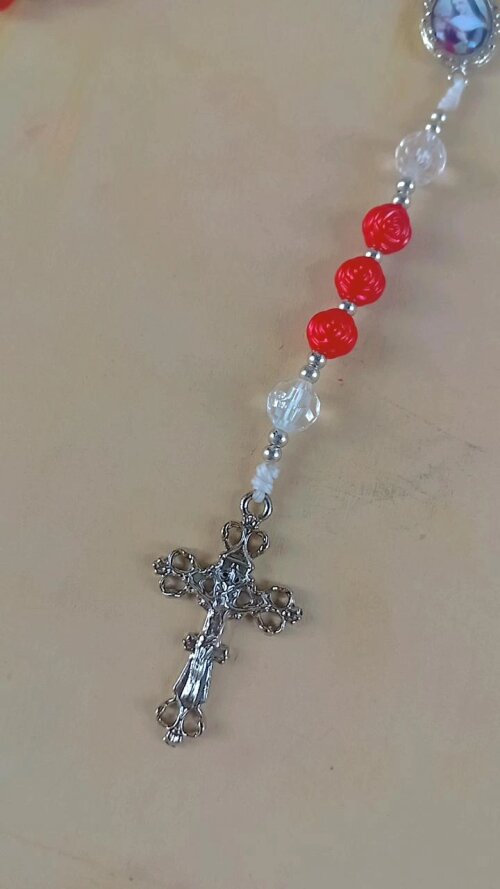 Terço Personalizado Santa Rita de Cassia
