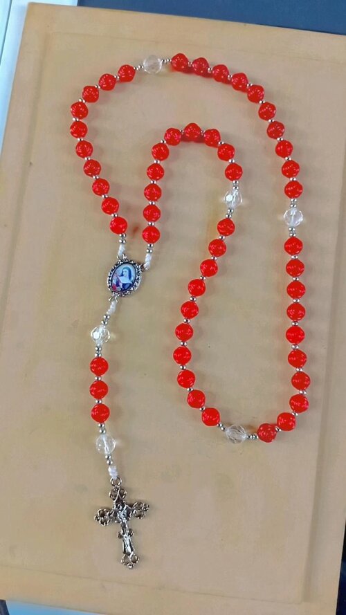 Terço Personalizado Santa Rita de Cassia