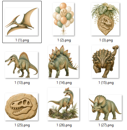 Arquivo digital Dinossauros Realistas