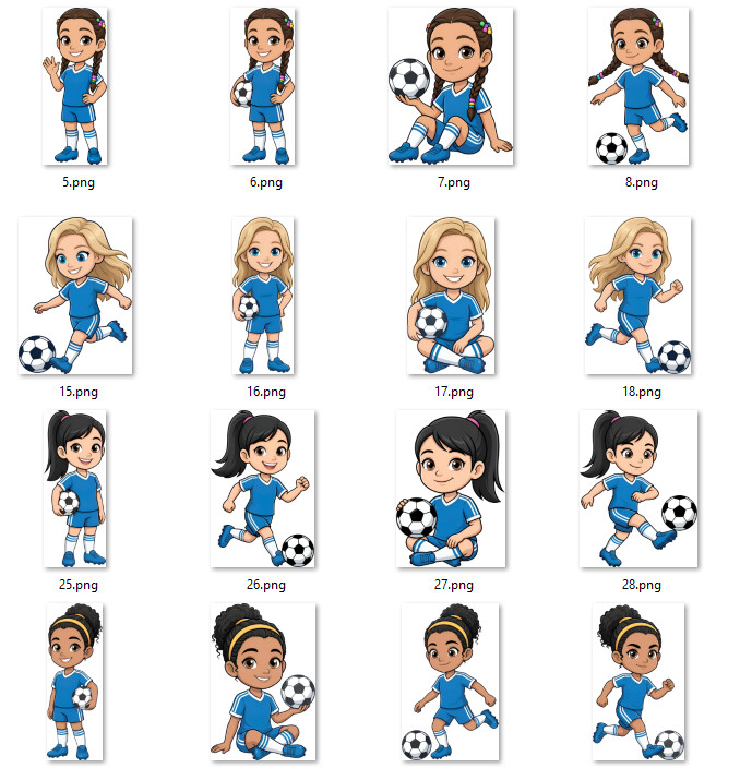 Arquivo digital Futebol Meninas