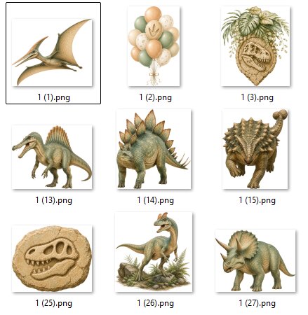 Arquivo digital Dinossauros Realistas
